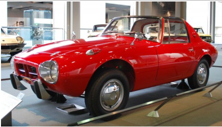 1/43 Simulation Toyota Sports 800 Yota-Hachi 1964 Vehicles Vintage Car Sliver